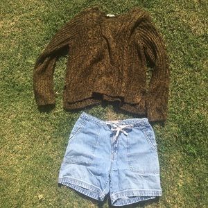 Brown Knit Sweater